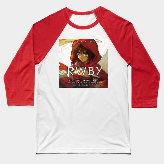 RWBY - Volume 6 OST Album Cover Baseball T-Shirt by indieICDtea